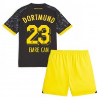 Camiseta Borussia Dortmund Emre Can #23 Visitante Equipación para niños 2023-24 manga corta (+ pantalones cortos)